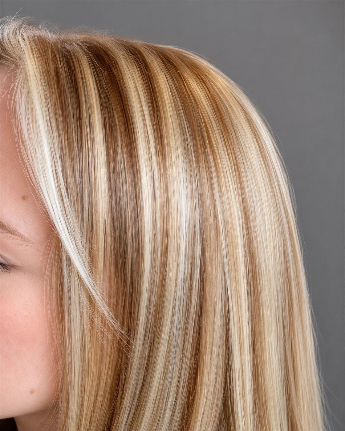 Blond beige lumineux réalisé au Salon by Jean-Marc