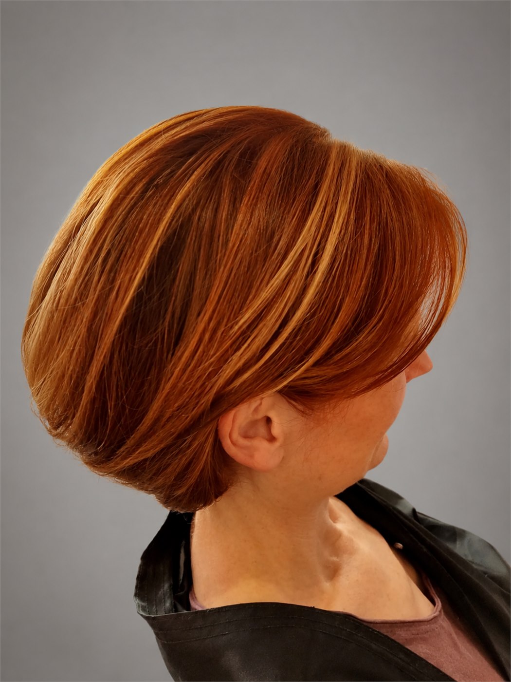 Coupe courte cuivrée réalisée au Salon by Jean-Marc